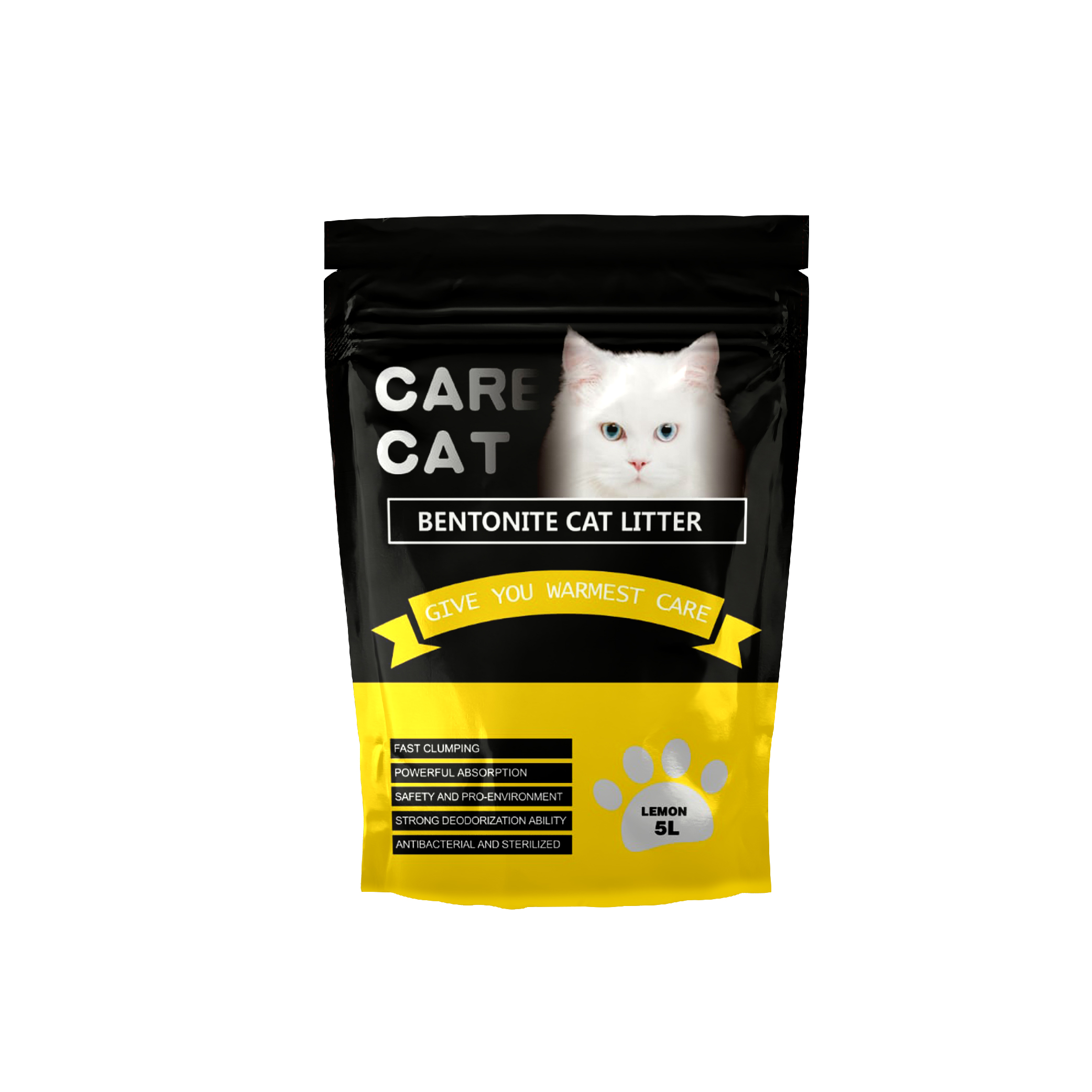Care Cat Clumping Cat Litter Lemon 5lt